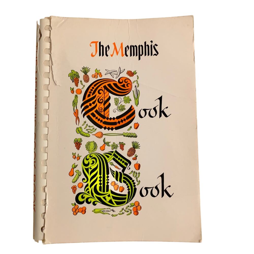 The Memphis Cookbook Junior League of Memphis 1966 Paperback Spiral 12th Ed.